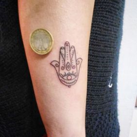 tatuaggio mano di Fatima